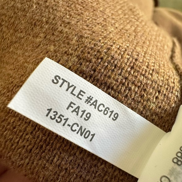 J Crew Factory small Vanessa Brown Open Cardigan Sweater Longline Office Knit - Picture 7 of 8